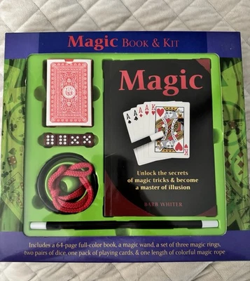 Magic Book & Kit by Barb Whiter Ages 6+ Magician Set NEW - Image 1 of 4