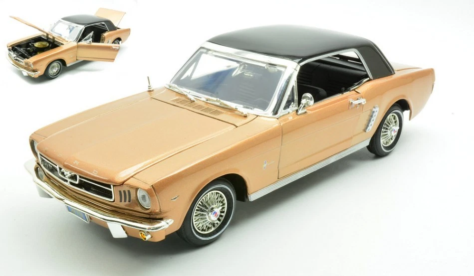 MotorMax FORD MUSTANG 1964 HARD TOP GOLD 1:18 - Immagine 1 di 1