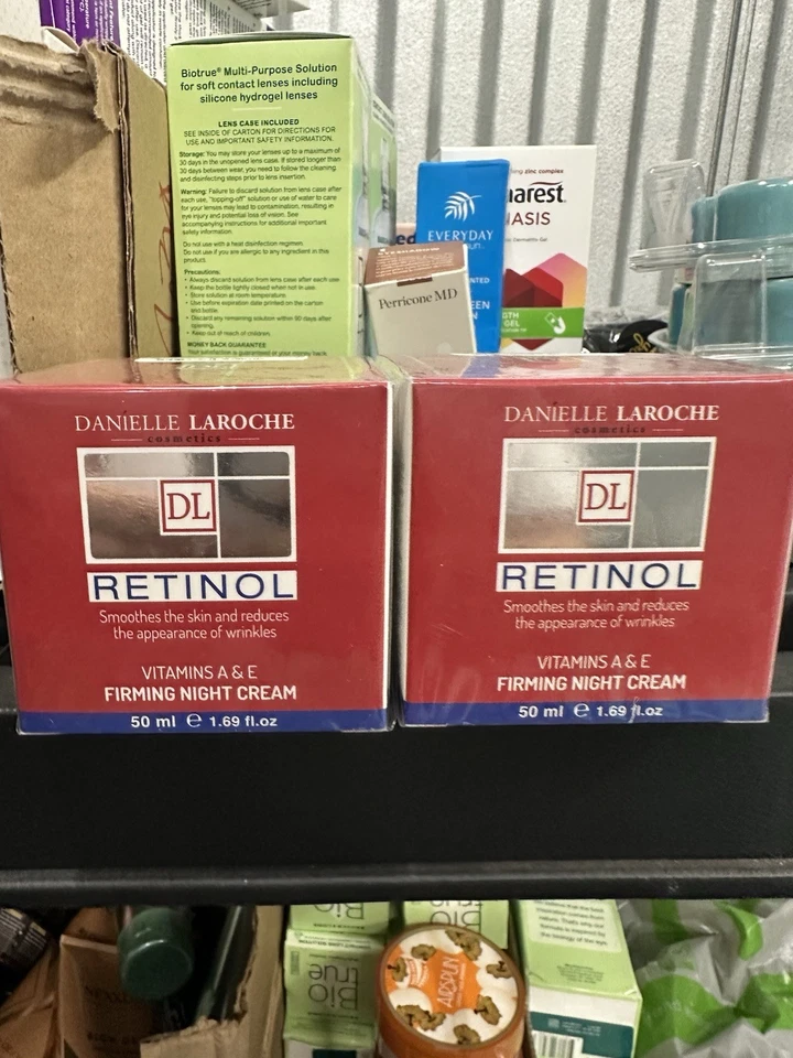 Danielle Laroche - 视黄醇维生素 A & E 紧致晚霜 50 毫升 - 2 包 — 第 1/1 张图片