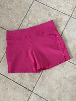 Pantalones cortos Barbie rosa para mujer Y2K tiro medio talla 4 INC International Concepts Foto 1 de 4