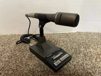 Micrófono de escritorio Kenwood MC-90 con cable conectado - ¡SIN PROBAR! ¡ENVÍO GRATUITO! Foto 1 de 4