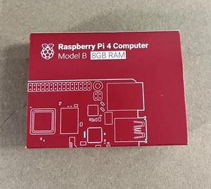Raspberry Pi 4 Model B 8GB RAM Computer Brand New In Box - Afbeelding 1 van 4