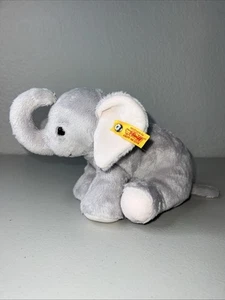 Steiff Benny Elefant EAN 084096 Knopf und Flagge Größe 8 Zoll - Bild 1 von 16