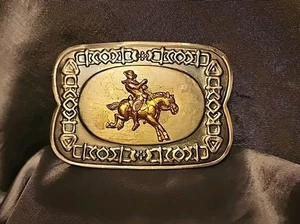 De Colección Rodeo Caballo Bronco Cinturón Hebilla Rodeo Vaquero Ligero Caballos Western  - Imagen 1 de 5