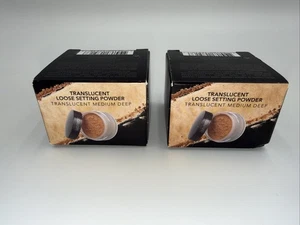 Lot Of 2 Laura Mercier Translucent Loose Setting Powder Translucent Medium Deep - Picture 1 of 5