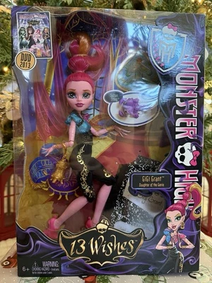 NUEVO ORIGINAL Monster High GIGI GRAN GRANT Muñeca Hija del Genio Serie 13 Deseos Foto 1 de 4