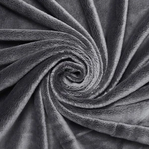 Smooth Minky Plush Soft Thick Dense Heavyweight Fleece Microfiber 60 Inch Fabric - Picture 1 of 28