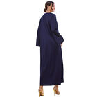 Dubai Women Muslim Maxi Dress Kaftan Islamic Long Robes Vintage Embroidery Gown