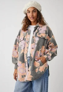 NEW! Free People Women's S Printed Ruby Jacket NWT - Picture 1 of 12