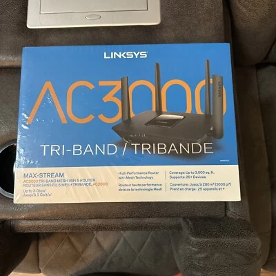 Linksys MR9000 Max-Stream Tri-Band AC3000Wi-Fi 5 Router, Brand New! - Image 1 of 4
