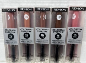 (1) Revlon Colorstay Overtime Lipcolor 0.07 Fl. Oz - You Choose! (New/Sealed) - Picture 1 of 15