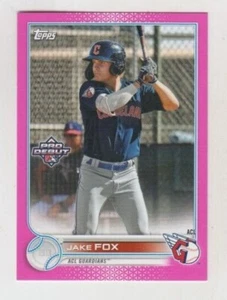 Jake Fox 2022 TOPPS PRO DEBUT ROOKIE FUCHSIA PARALLEL /199 ACL GUARDIANS - Picture 1 of 1