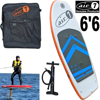 Air7 6'6 Inflatable foil Board for Wing Surfing SUP foil with Bag and Pump 130L - Image 1 of 4