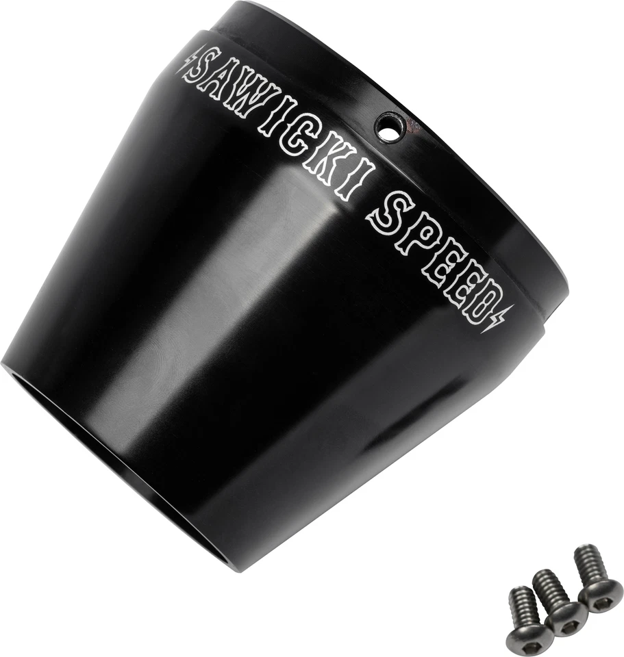 SAWICKI 2004-2007 FLHRS Road King Custom Harley Davidson BILLET END CAP REPLACEM - Image 1 of 1