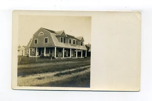 Vino marcado Misa Chatham, antigua postal fotográfica RPPC, casa de campo o posada - Imagen 1 de 2