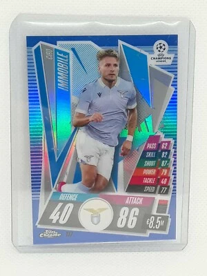 Ciro Immobile Topps Chrome Match Attax Champions League BLUE (080/150) SS Lazio - Image 1 of 2