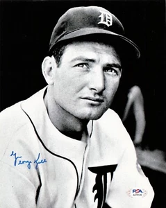 George Kell Detroit Tigers Signed Autograph 8 x 10 Photo PSA DNA - Picture 1 of 2