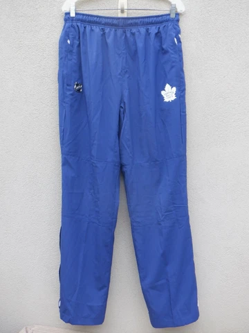 Fanatics Pro Toronto Maple Leafs NHL Men's Blue Woven Pants W/ Ankle Zips - L Cover