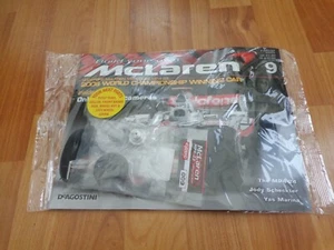 ISSUE 9 DEAGOSTINI 1/8 BUILD YOUR OWN MCLAREN MP4/23 LEWIS HAMILTON 2008 F1 CAR - Picture 1 of 1