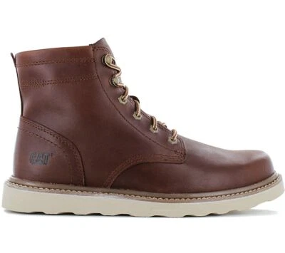 CAT Caterpillar Chronicle - Hombre Botas Boots Cuero Braun P724972 Nuevo Zapatos - Imagen 1 de 4