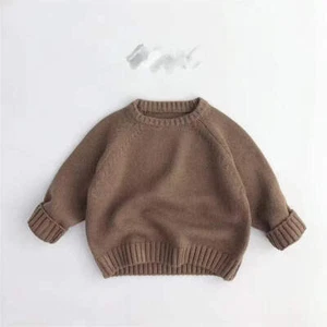 Baby Toddler Boy Heavyweight Cotton Sweater - Picture 1 of 9
