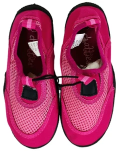 Chatties Girls Water Shoes Water Sandals Non Slip Aqua Shoes Pink Large 1/2 - Picture 1 of 7