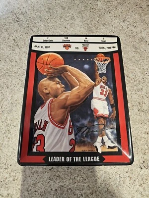 Ingresso para a grandeza Michael Jordan Chicago Bulls NBA Leader Of The League... - Imagem 1 de 4