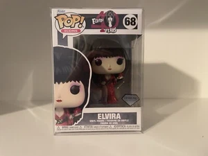 MINT Funko Pop! Icons: Elvira 40 - Elvira DIAMOND COLLECTION GLITTER + Protector - Picture 1 of 6