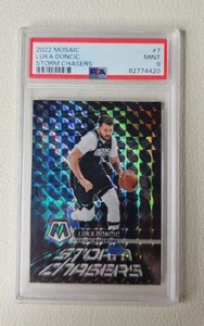 2022 Panini Mosaic Luka Doncic Storm Chasers #7 PSA Mint 9 Mavericks - Picture 1 of 6