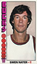 1976-77 TOPPS NBA SWEN NATER MILWAUKEE BUCKS BASKETBALL JUMBO CARDS