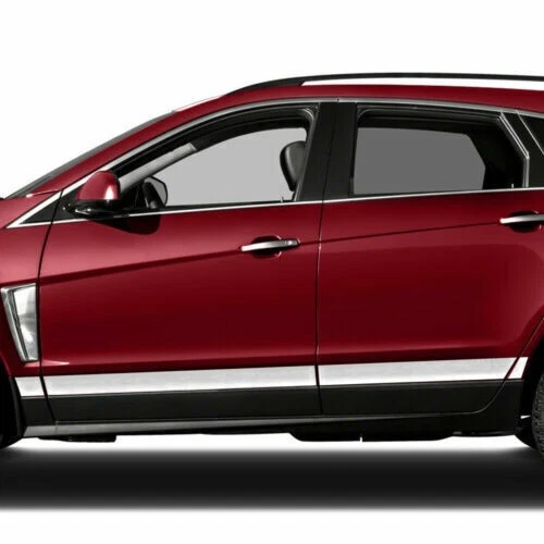 2010-2016 Cadillac SRX 8Pc Body Side Molding Rocker Panel Trim Stainless 3.75" - Image 1 of 1