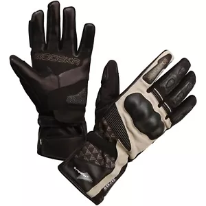 Modeka Panamericana Motorrad Handschuhe Gr. 10 wasserdicht schwarz-sand - Bild 1 von 3