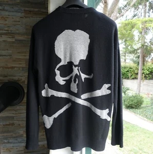 MASTERMIND WORLD SWEATER L cashmere knit pullover logo japan - Bild 1 von 14