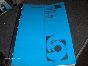Bang & Olufsen Technical Manual Beocord 6000 & Beocord 8002 - Picture 1 of 2