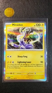 Miraidon Holo 080/198 M PF Pokémon Scarlet & Violet Series  - Picture 1 of 2