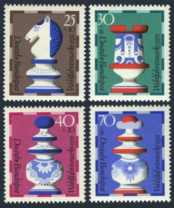 Germany B491-B494, MNH. Michel 742-745. Chess Pieces-Faience Works, 1972. - Picture 1 of 1