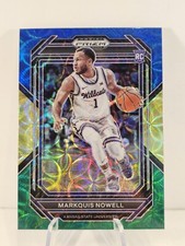 MARKQUIS NOWELL 2023-24 Panini Prizm Draft Picks RC BLUE YELLOW GREEN SCOPE SP 5