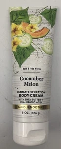 Bath & Body Works CUCUMBER MELON Ultimate Hydration Body Cream 8oz. - Picture 1 of 3
