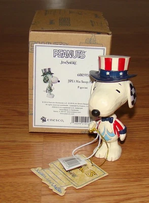 Peanuts by Jim Shore - SNOOPY PATRIOTIC (6005951) Stars and Stripes, Miniature - Image 1 of 4