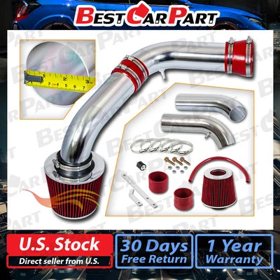 BCP RED 2006 2007 2008 Dodge Ram 1500 Pickup 3.7 V6 entrada de ar frio + filtro - Imagem 1 de 4