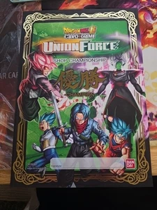 Dragonball Super Cardgame Union Force Shop Championship Champion Paper Award - Picture 1 of 2