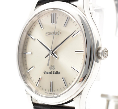 SEIKO GRAND SEIKO SBGF015/8J55-0A10 34mm SS Silver Dial Quartz