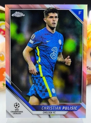 Christian Pulisic 2021-22 Topps Chrome UCL Rose Gold Refractor /125 #150 - Image 1 of 2