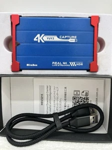 Open Box No Lid Mirabox USB3.0 4K HDMI Video Capture Card, 1080P 60FPS HD Game - Photo 1/3