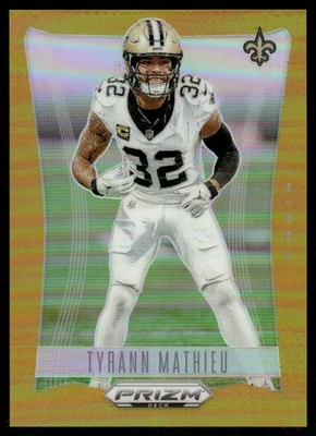 2024 Panini Prizm Deca Gold /10 #222 Tyrann Mathieu - Image 1 of 2