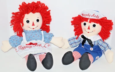 AURORA 2016 Raggedy Ann & Andy Juego de Muñecas de Peluche Lote 2 Foto 1 de 4