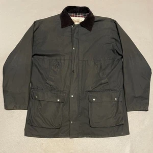 Country Collection Veste Cire Homme M Manteau Vert Chasse Tir Extérieur Champ - Photo 1/10