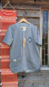 &Sons Trading Co. Bleacher Baseball Shirt | Grau meliert | Medium | Neu | UVP 120£ - Bild 1 von 13