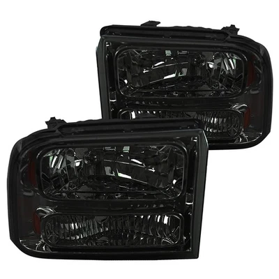 Fit 2005-2007 Ford F250 F350 F450 F550 Superduty 2005 Excursion Smoke Headlights Foto 1 de 4
