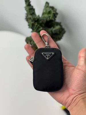 Prada нейлона мини мешок черный карабин редкая - Изображение 1 из 4